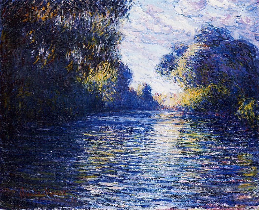 Matin sur la Seine 1897 Claude Monet Peintures à l'huile